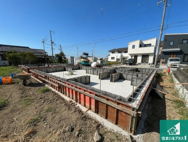 岸和田市今木町　第1期　新築一戸建ての外観|周辺は落ち着いた街並みの住宅地！子育てがしやすい住環境です！まだ未完成ですが、現地でしかわからない事もございます。是非一度ご覧ください。