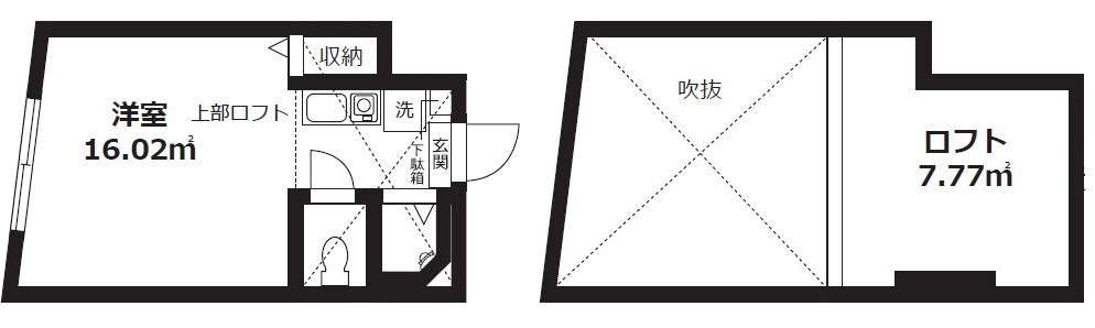 メティス北沢の間取り|間取りです。