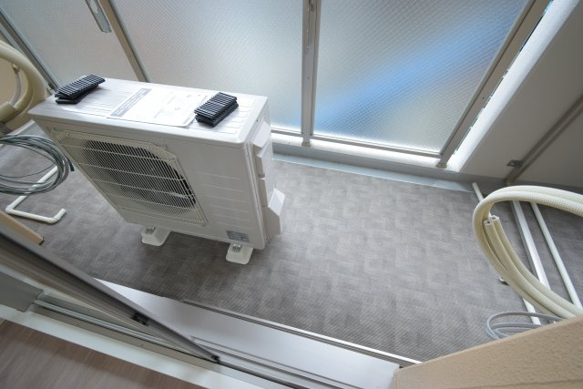 セレニテ桜川駅前プリエのバルコニー