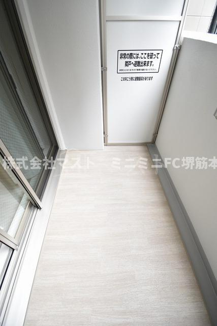 ラフォルム鎗屋町のバルコニー