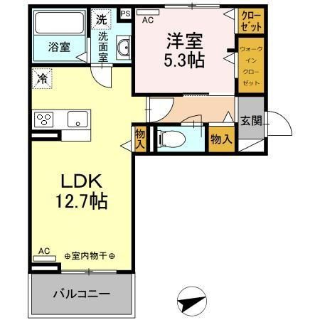 日吉ハイツⅢの間取り