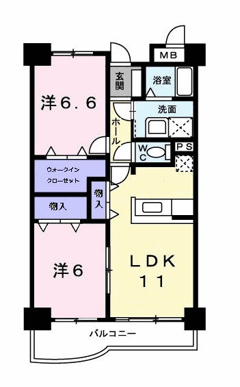 エスポワール２１の間取り