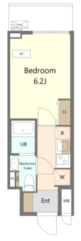 Alivis船橋Eastの間取り