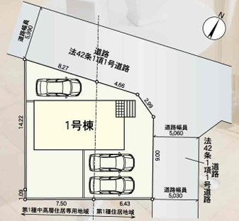 【区画図】 | CRADLE GARDEN北本氏下石戸 第3　新築住宅