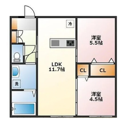 【間取り】 | ２ＬＤＫの間取り！