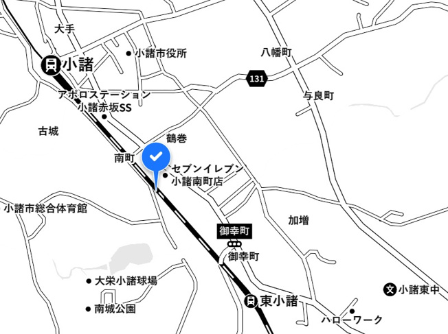 【地図】 | 小諸市南町貸家