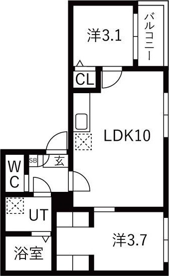 ilusion桜本町の間取り