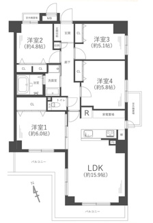 【間取り】 | トーカンマンション千里五月が丘