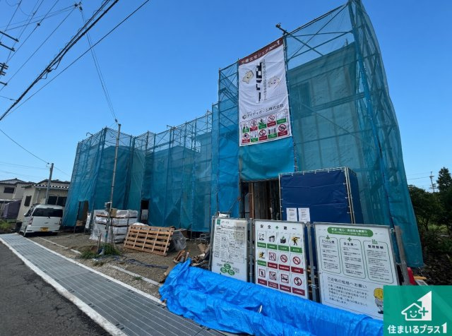 岸和田市今木町　第1期　新築一戸建ての外観|現在建築中！落ち着いた街並みで新生活を始めることが出来そう！周辺の物件も併せてご紹介させて頂きます！