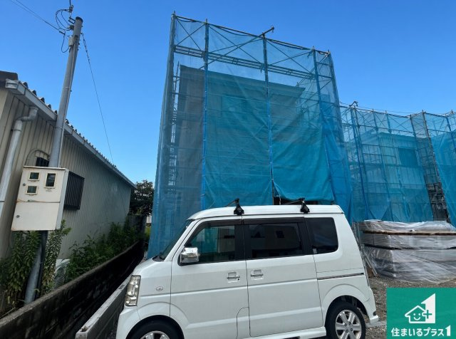 岸和田市今木町　第1期　新築一戸建ての外観|周辺は落ち着いた街並みの住宅地！子育てがしやすい住環境です！まだ未完成ですが、現地でしかわからない事もございます。是非一度ご覧ください。
