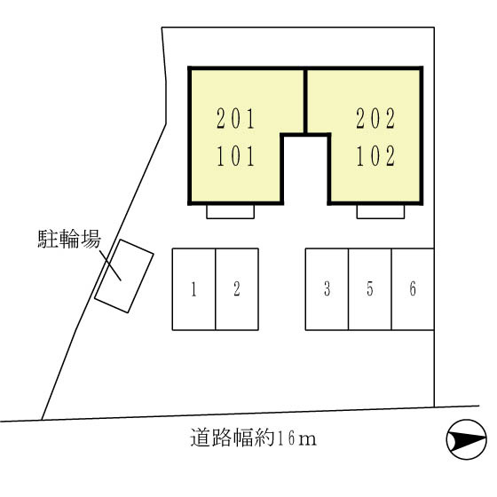 ウィルモアアベニューの区画図