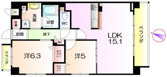 【間取り】 | グレイスガーデン三国ヶ丘