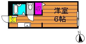 【間取り】 | サンクオーレ青江　Ｃ
