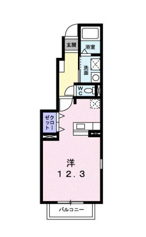【間取り】 | グランデｙ　Ｂ