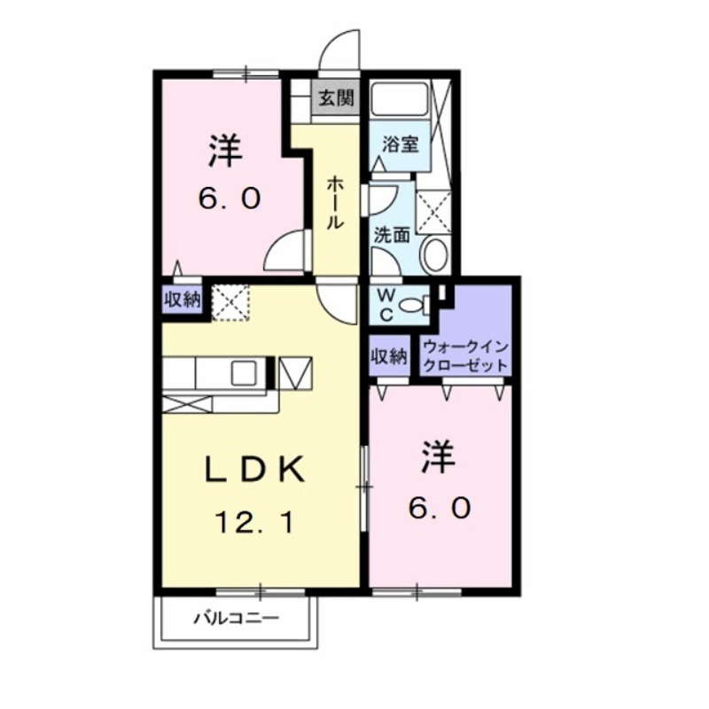 コーポラス高塚の間取り
