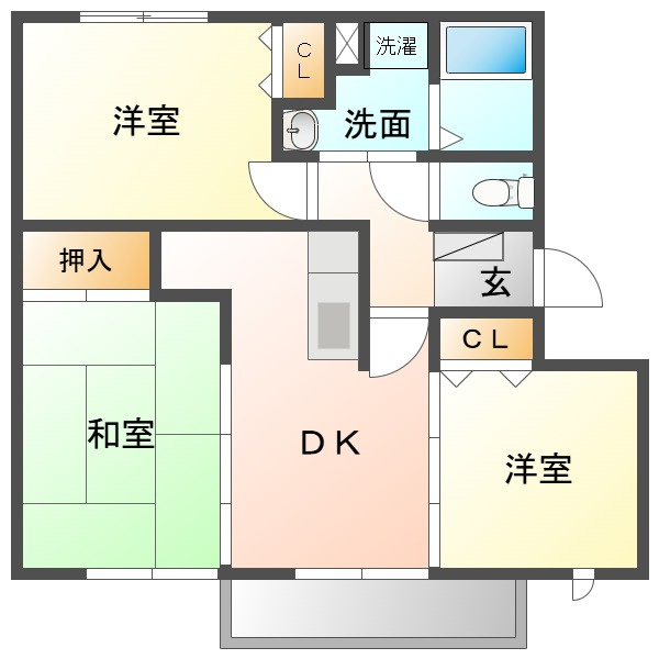 エクシード永山Ａの間取り