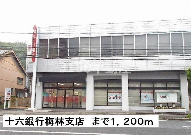 グロースフィールドⅡの周辺|十六銀行　梅林支店まで1200m