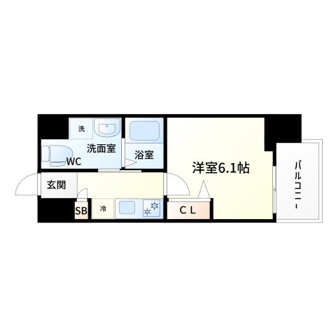 ライブカーサ上新庄の間取り|間取り