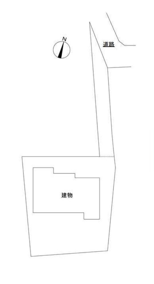 知多市八幡字左り脇　中古戸建の区画図