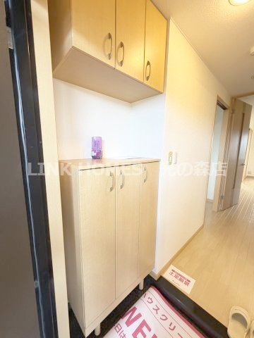 熊本市北区麻生田４丁目の賃貸マンションの玄関|シューズボックス