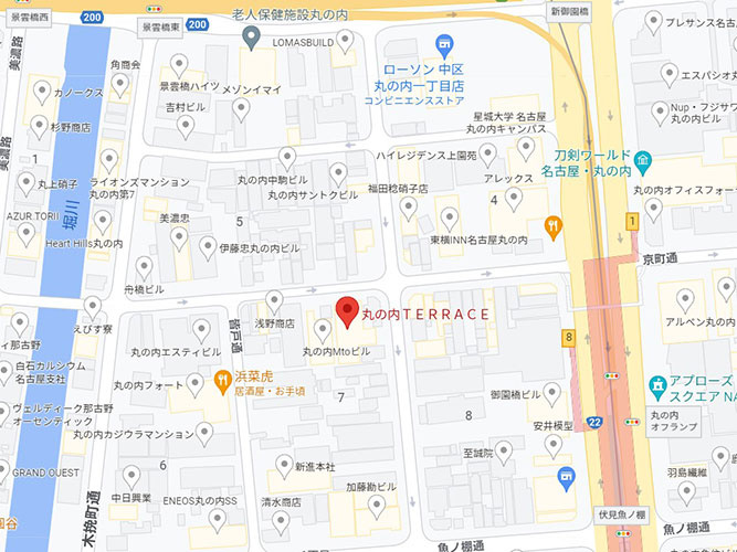 丸の内Ｔｅｒｒａｃｅの地図