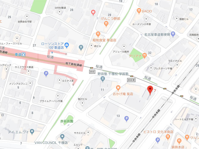 AMS葵3の地図