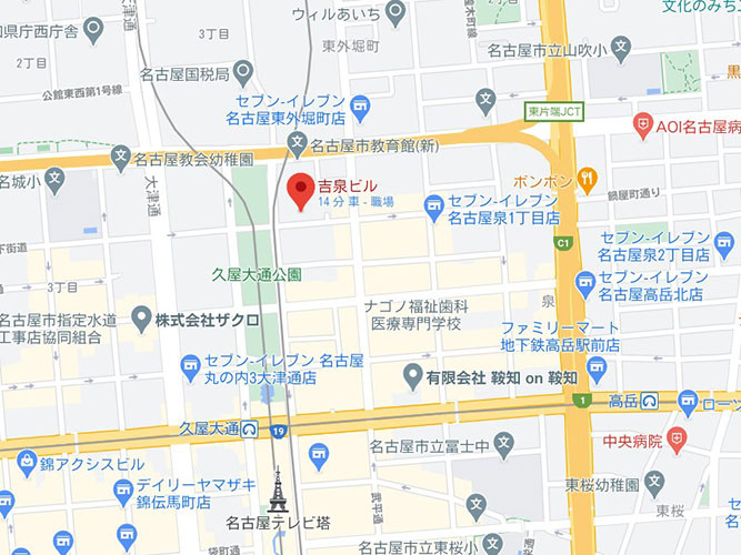 吉泉ビルの地図