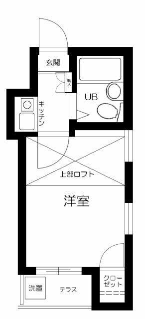 横浜市金沢区釜利谷東１丁目のアパートの間取り