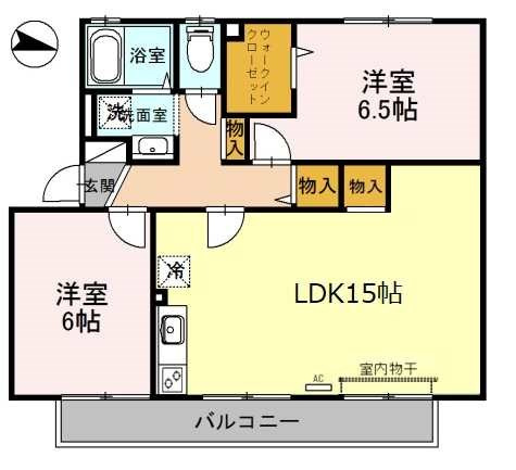 エスポワール二見の間取り