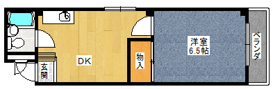 【間取り】 | シンエーハイツ六甲道