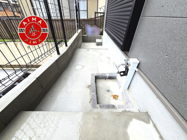 糟屋郡粕屋町大字仲原第1-1棟（1号棟）の庭|お庭で自由な時間を過ごせます。