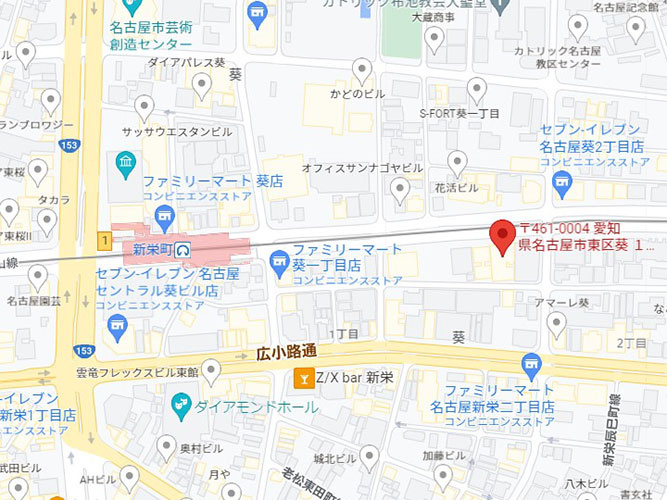 ＩＫＫＯ新栄ビルの地図
