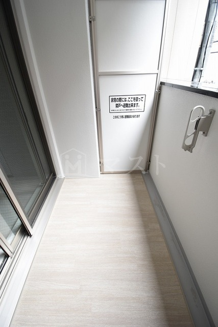 ラフォルム鎗屋町のバルコニー