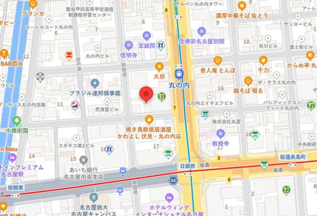 MARUNOUCHI KT BLDの地図