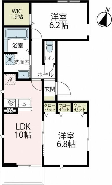 メゾン・ド・ルポ大倉山の間取り