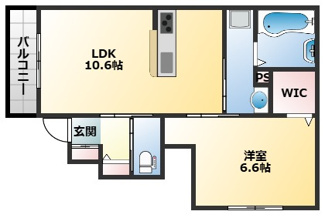 【間取り】 | D-roomあいおいⅡ