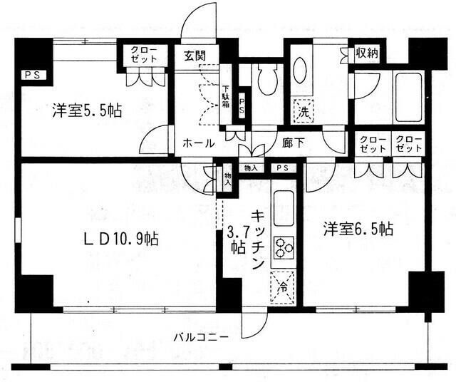 幕張ベイタウンマリンフォートの間取り