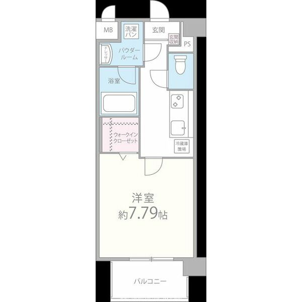 カサアスールの間取り