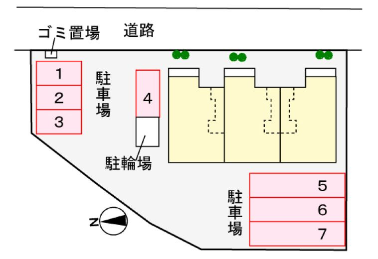 アンジュ　ヒルの区画図