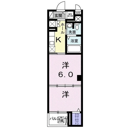 グレースヒルズ下馬の間取り|間取りです。