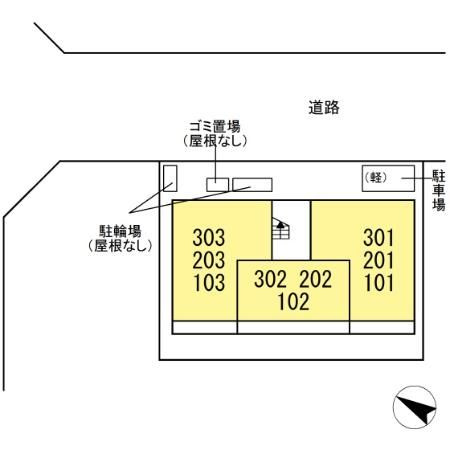 コニフェールⅢの区画図