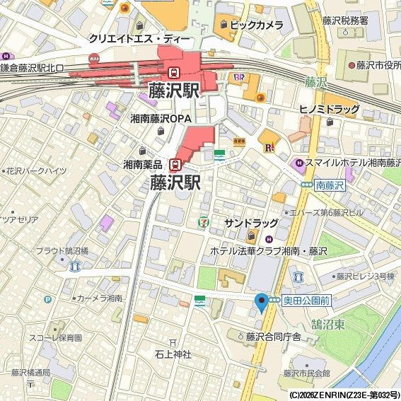 プロシード藤沢鵠沼の地図
