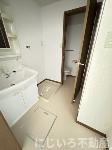 サンシェールAの洗面所