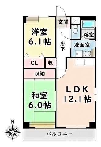 【間取り】 | ベルドミール藤【名古屋市賃貸・おいだき給湯】