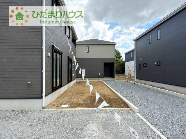 【庭】 | 土浦市生田町第4　新築戸建　4号棟 | お庭付物件になります！お庭遊びや、プールなどお子様も大喜び(^^)