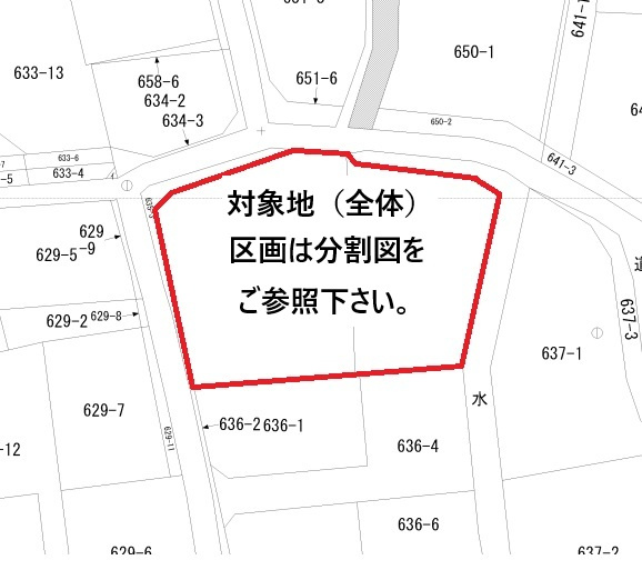-三丁目不動産-　上里町勅使河原　1号地　現況更地の地図