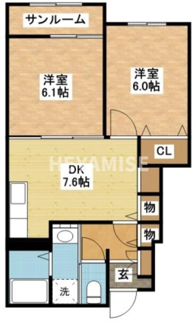 ル・ボンの間取り