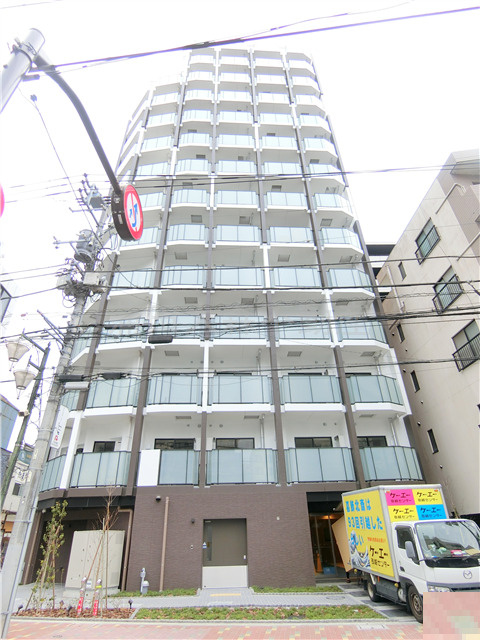 ウェルスクエア西蒲田の外観|2024年3月築　RC鉄筋コンクリート造地上14階建て1K～2LDK総戸数59戸インターネット無料の高級賃貸マンション　JR京浜東北線蒲田徒歩7分、東急池上線蓮沼駅徒歩4分の大田区西蒲田6丁目