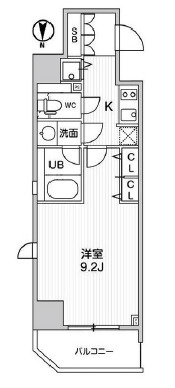 Fortuney大手前の間取り