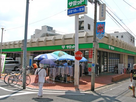 中野区江古田３丁目のアパートの周辺